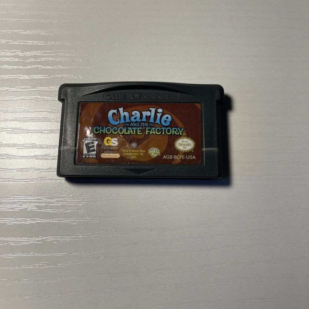 Charlie and the Chocolate Factory (Nintendo Game Boy Advance) GBA Authentic